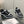 LOW TOP CASUAL SHOES IN BLACK MIX WHITE LAMBSKIN AND SUEDE