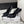 KNIFE KNOT 95MM PUMP IN BLACK STRETCH CUPRO AND NYLON JERSEY