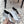 MM Tabi 6-Point Toe Lace-up Shoes Sliver Metalic Calfskin 558425