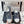 CC Cruise 25/26 Moccasins White Slate Blue Gray Suede
