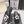 CC 26SS Thong Sandals Black White Leather 721684