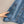 LV 25 Denim Dress With Pocket Blue Cotton