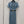 Celine 25 Short-sleeve Denim Dress Blue Cotton