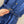 LV 25S Classic Stylish Dress Blue Polyester
