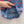 LV 25 Cherry Denim Pants Blue Cotton