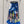 CD 25 Long Skirt Blue mix Colors Polyester