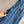 LV 25 Both Muscular Soft Elastic Waist Denim Dress Blue Cotton