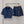 Miu 26s Set Striped Polo Top Short Khahi Blue Cotton 394883