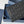 CD Vertical Bifold Card Holder Black Grain Cowhide
