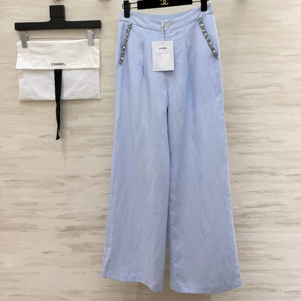 CC 2026 Wide-Leg Pants Cotton- Linen 398799