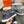 HM Men's Lucky Slip-on Blue Printed Fabric 741690