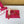 Viv Diamond Mules Red Silk 247391