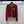 CC 26s Crochet-Trimmed Crew Neck Cardigan Red Knit 343631
