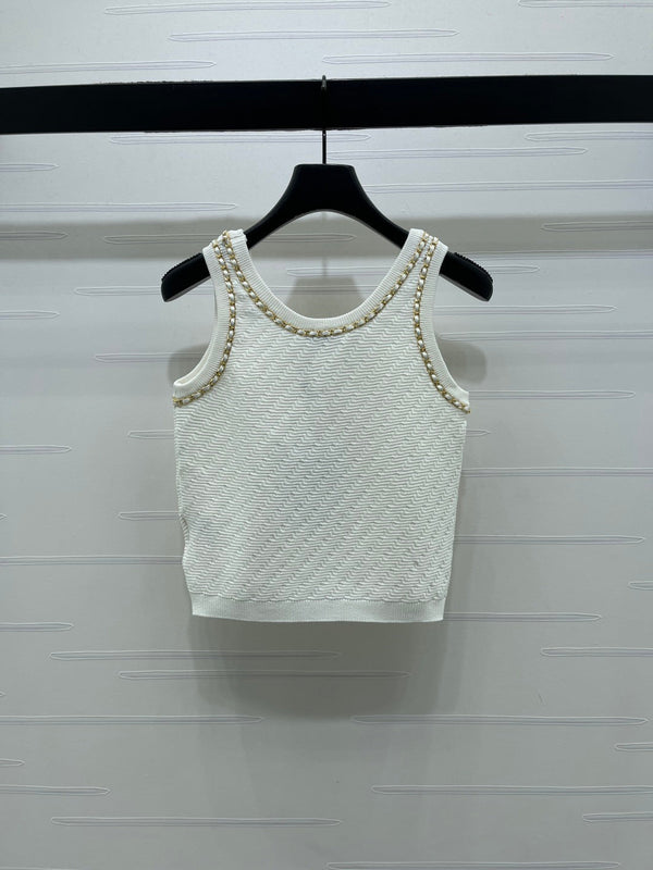 CC 26 Spring/Summer Top White Wool Yarn 343440