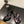 CC 25 Platform Slide Black Cloth Sheepskin 334738