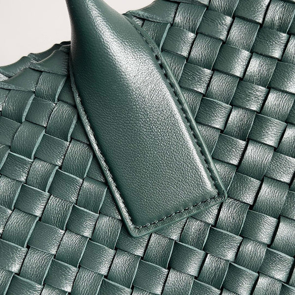BV Large Cabat Bag 51cm Green Leather GHW