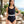 Chanel Bikini Black Cotton 185834