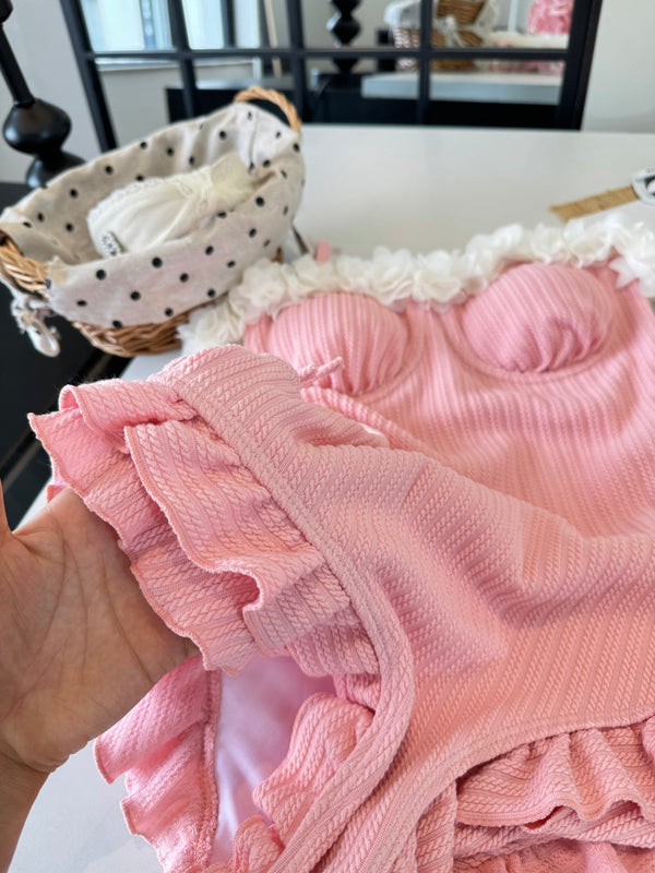 Miu Miu Bikini Pink Cotton 185842