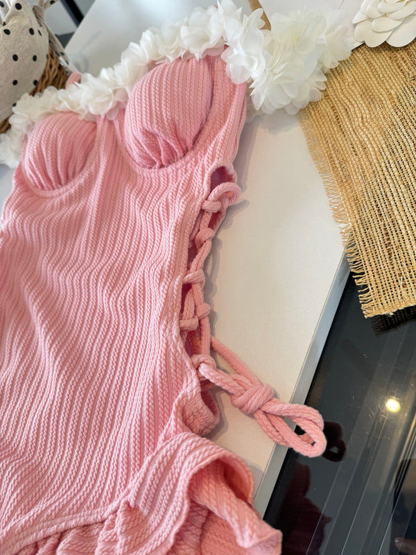 Miu Miu Bikini Pink Cotton 185842