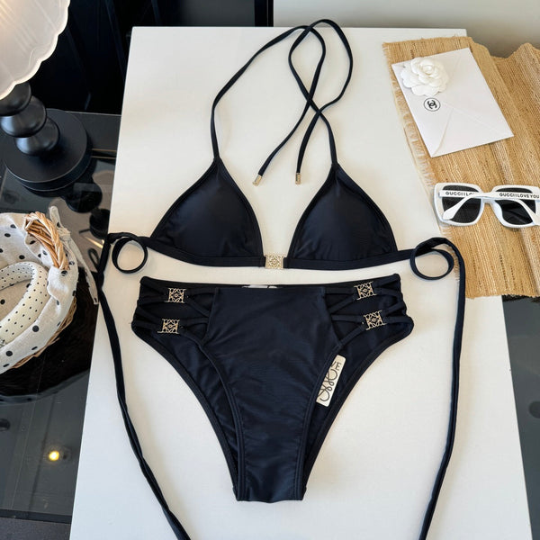 Loewe Two-Piece Bikini Black 203029