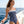 Gucci 26s One-Piece White Blue Cotton 184230