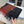 LV Scarf 180cm Black Deep Red Wool Cashmere 977014
