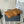 Pra 1MV204 Small Wallet Brown Saffiano & Smooth Leather