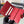 Pra 1MV204 Small Wallet Red Saffiano & Smooth Leather