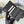 Pra 1MV204 Small Wallet Black Silver Tone Saffiano & Smooth Leather