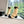 CC 25 Short Boot Beige Calfskin Black Bow 430318