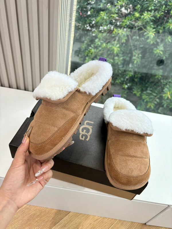 UGG Australian Shepherd Theia Warm Brown Wool Suede 525934
