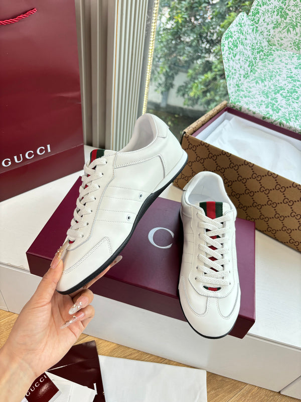 Gucci Shift Damen sneaker Varianten Schwarzes White Leather 506840
