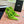 YSL 26ss Slingback Green Silk Leather 648838