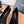 CC 26s Bow High Heels Black Sheepskin 703675