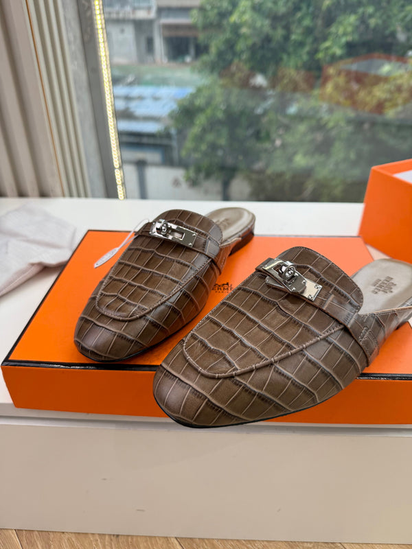 HM 26s Destin Mule Écorce Crocodile Leather 967705