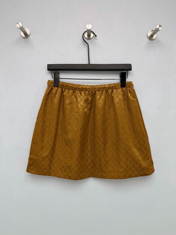 GG 26s Jacquard A-Line Mini Skirt Polyester 425207
