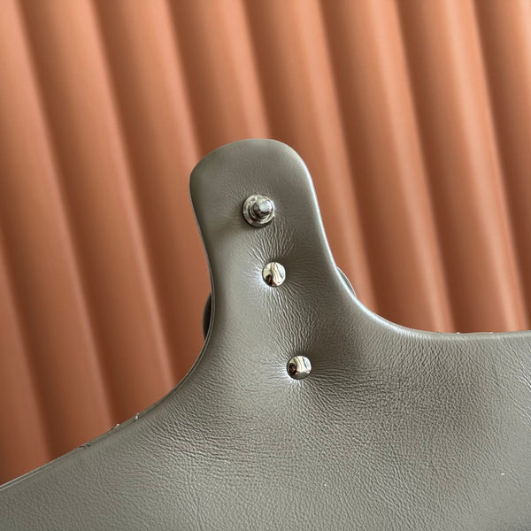 GG MaxiMatelassé GG Marmont Shoulder Bag 37.5 Grey Leather