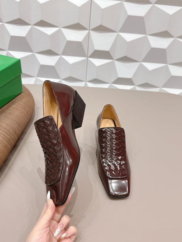 BV Ventura Loafer Loafer 4cm Brown Calfskin 613294