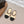 CC 26s Round-Toe Open-Back Flats Black Beige Fabric Leather 613255