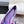 RV Rose Vivier Flower Slingback Flat Purple Red Satin 617287