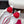 RV Rose Vivier Flower Slingback Flat White Red Satin 617288