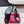 RV Rose Vivier Flower Pumps 10cm Pink Black Satin 617291