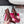 RV Rose Vivier Flower Pumps 10cm Pink Brown Satin 617292