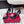 RV Rose Vivier Flower Sandal 10cm Pink Black Satin 617301