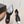 CC 26s Pointed-toe Slingback 9.5cm White Black Sheepskin 876257