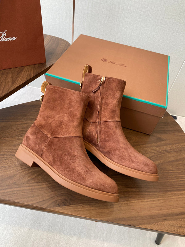 LP latest short boots brown suede 388104