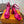 LV Swing Platform Sandal 8.5cm Hot Pink Satin 578754