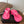CC 26s Platform Flip-Flops Hot Pink Rubber 727521