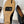 MM Split Toe Flat Heel Black Textured Leather 890029