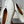 MM Split Toe Low Heel 3cm White Textured Leather 890034